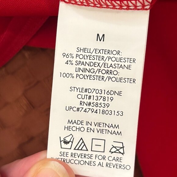 NWT Speechless Lace Back Jumpsuit, Red, Size Medium - Picture 7 of 7